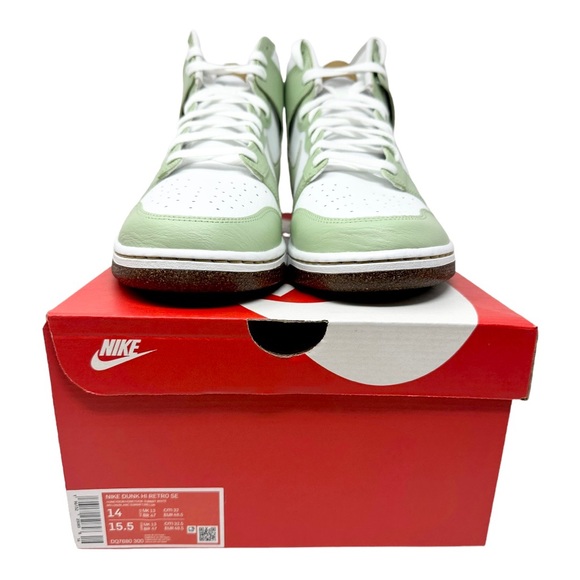 Nike Dunk High Retro SE Honeydew DQ7680-300 Honeydew/Summit White Size 14 - Picture 9 of 9